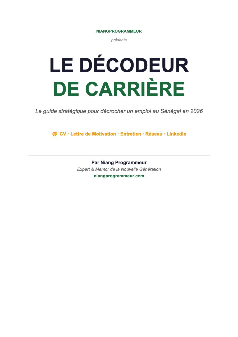 LE DÉCODEUR DE CARRIÈRE : Guide Ultime pour Décrocher un Emploi — page 2