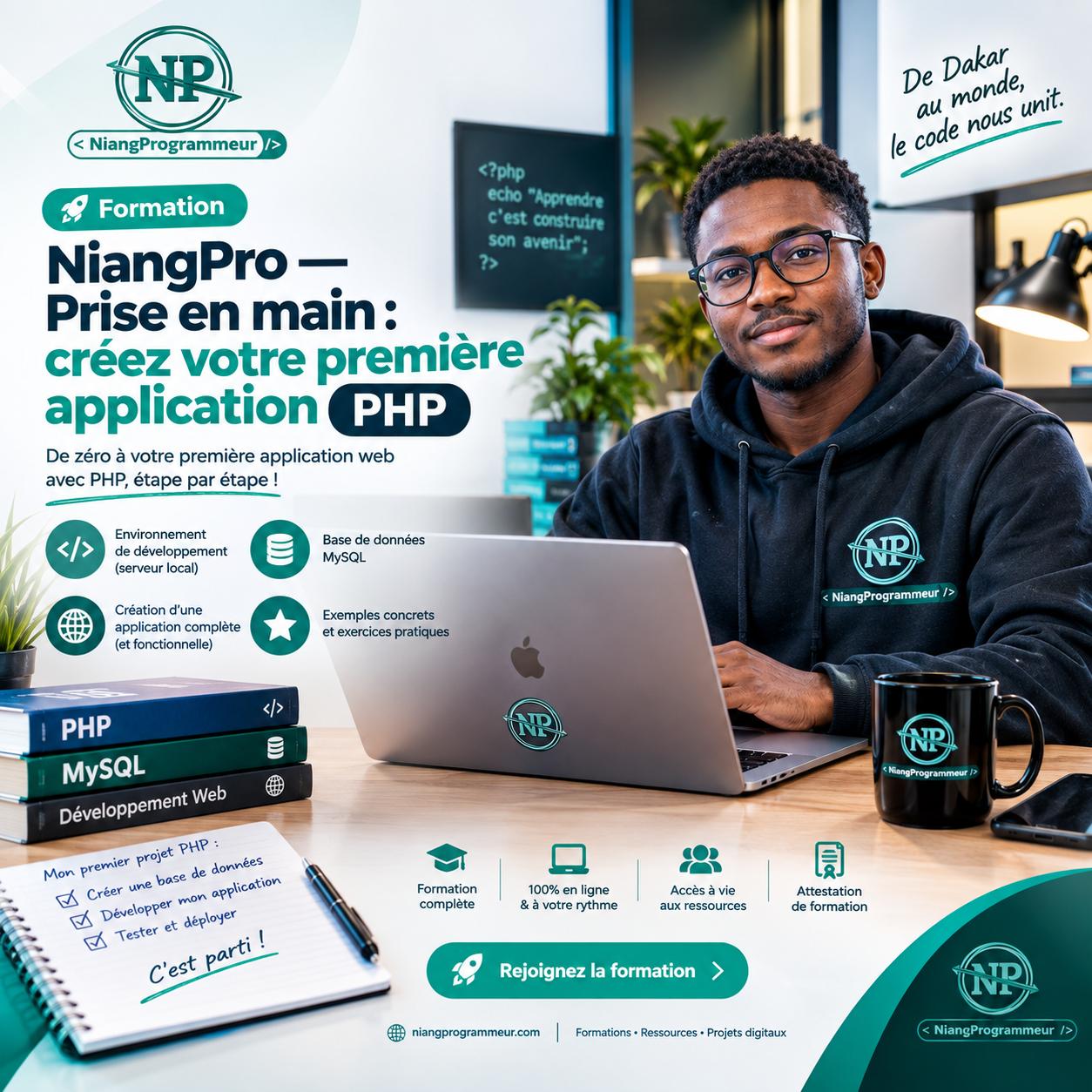 NiangPro — Prise en main : créez votre première application PHP