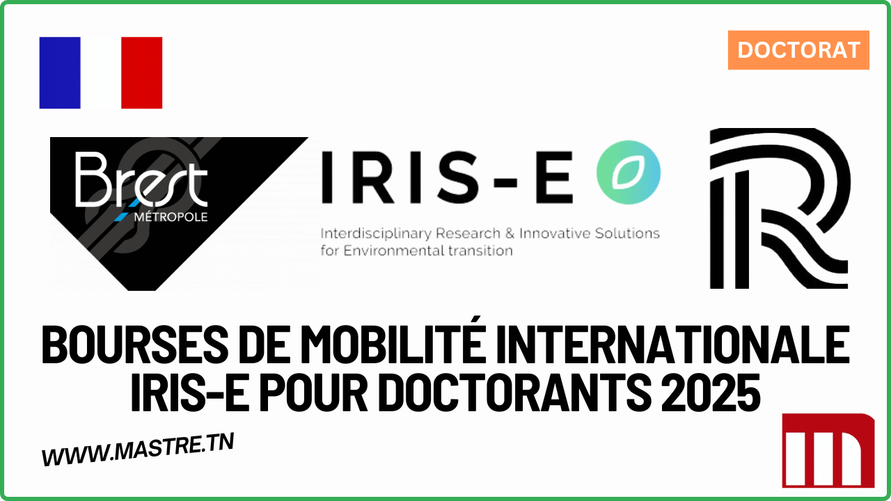 Bourse IRIS-E 2026 : mobilité étudiante en France