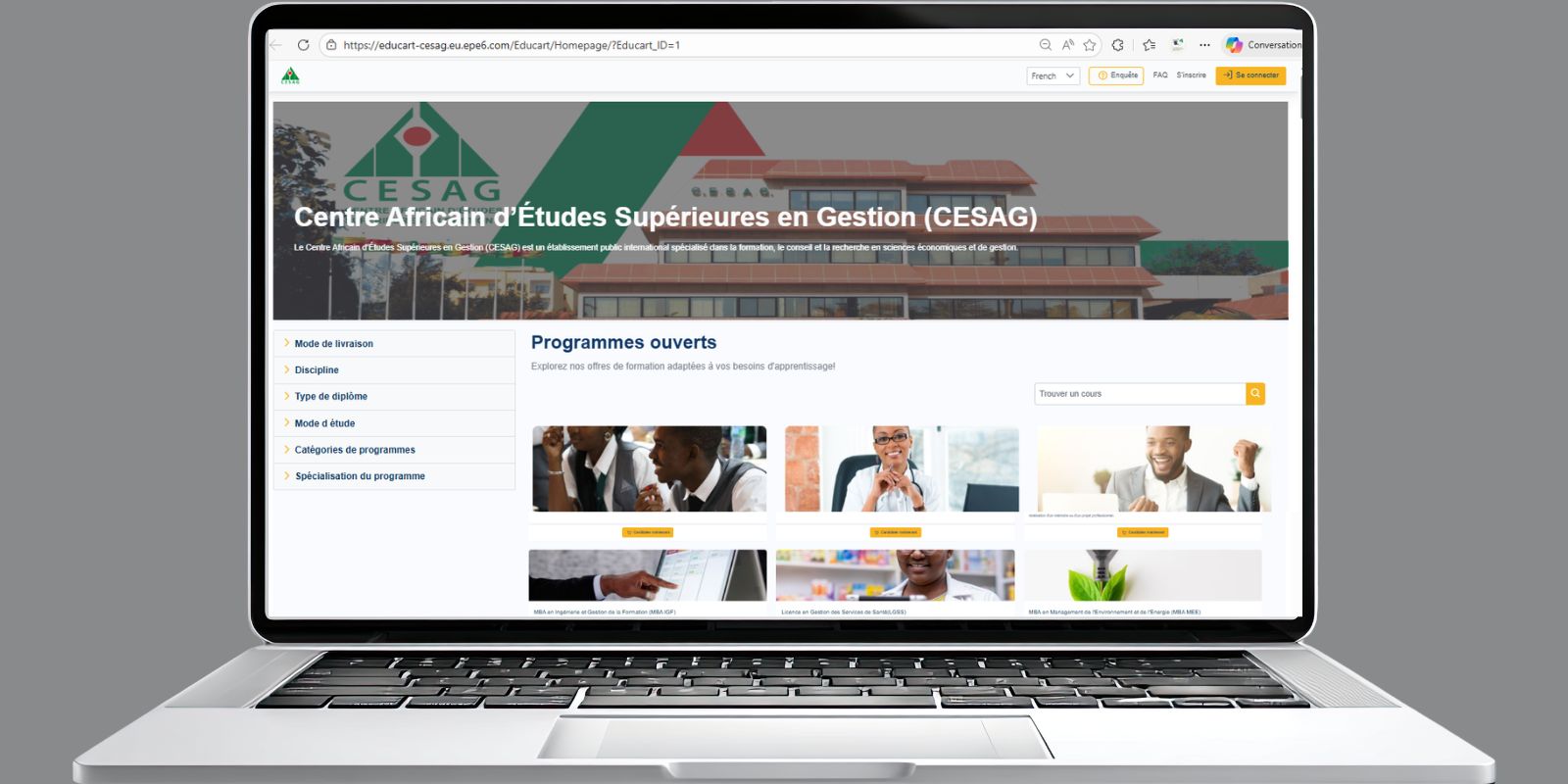 CESAG 2026 : concours d'entrée, deuxième session - Concours