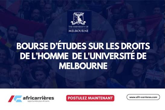 Bourse Droits Humains Melbourne 2026 : master et doctorat - Bourses d'études