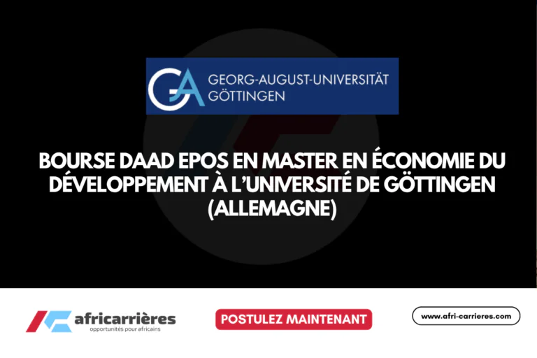 Bourse DAAD EPOS 2027 : master gratuit en Allemagne - Bourses d'études