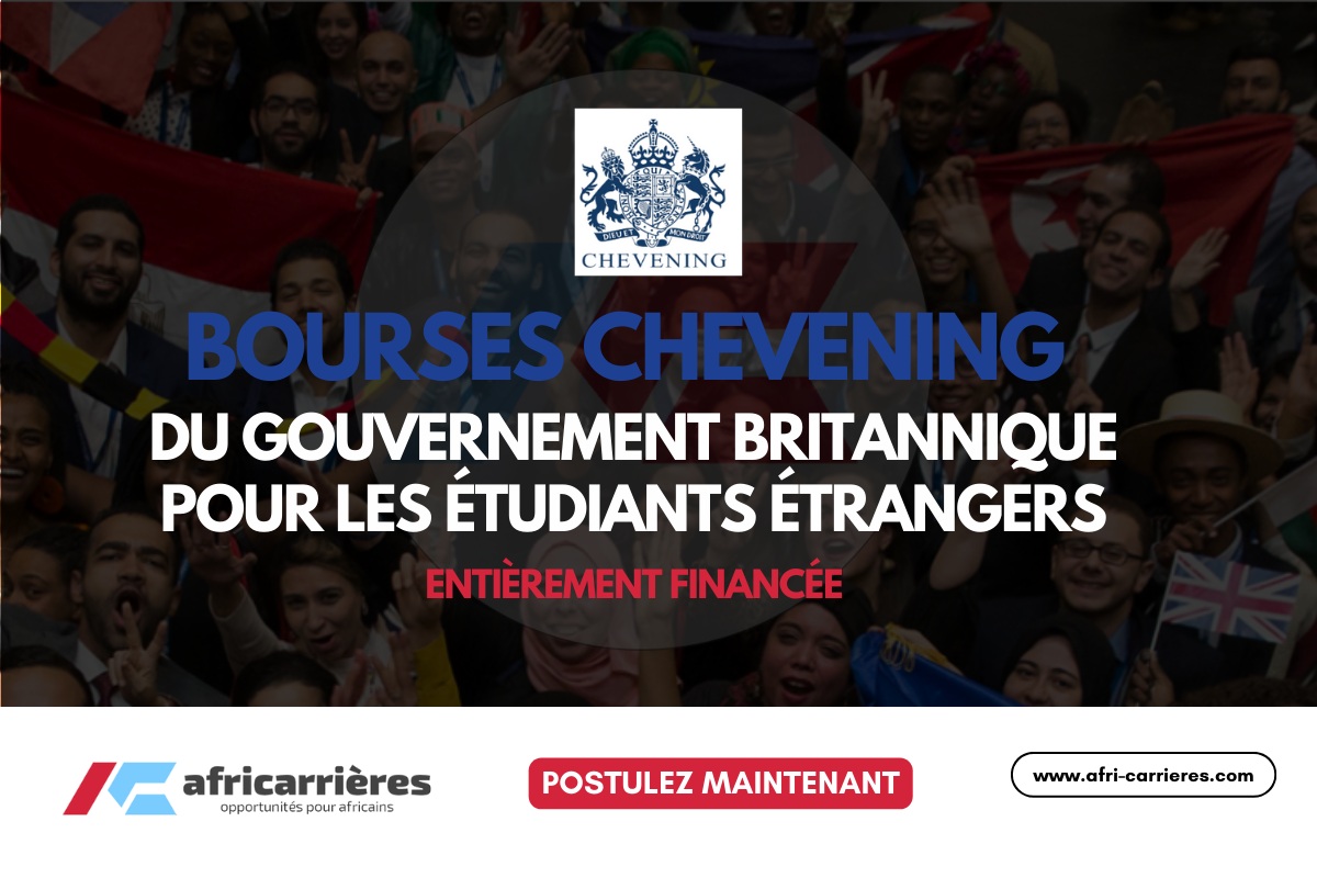 Bourse Chevening 2027 : master gratuit au Royaume-Uni
